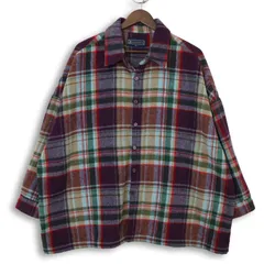 BEVERLY HILLS POLO CLUB ビバリーヒルズポロクラブ 長袖 オーバーサイズ★ チェック ネル シャツ Sz.M メンズ