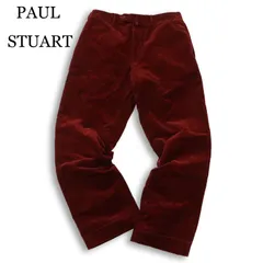 PAUL STUART ポール・スチュアート 秋冬 細畝 コーデュロイ★ ストレッチ ストレート パンツ Sz.82 メンズのサムネイル