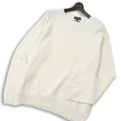 McGREGOR マクレガー 秋冬 ウール混★ セーター ニット Sz.2L メンズ 白 大きいサイズ 特大