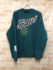 【中古】 DIESEL ディーゼル スウェット ワッペン 刺繍 グリーン系 M 111446034