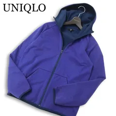 UNIQLO ユニクロ 秋冬 裏起毛★ ストレッチ ボア フリース フルジップ パーカー Sz.M メンズ
