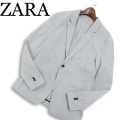 ZARA ザラ マン 現行タグ★ 通年 コンフォート アンコン テーラード ジャケット Sz.M　メンズ グレー