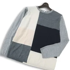 BEAUTY&YOUTH ユナイテッドアローズ 秋冬 ウール100％★ カラーブロック セーター ニット Sz.M メンズ