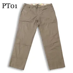PT01 ピーティーゼロウーノ 通年 SUPER SLIM FIT ストレッチ★ スリム フィット スラックス パンツSz.50 メンズのサムネイル