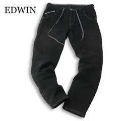 EDWIN エドウィン ER207 ジャージーズ★ ストレッチ テーパード  デニム パンツ ジーンズ Sz.L メンズ 日本製