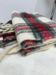 新品 ORR ウール ブレンド CHECK マフラー