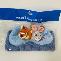 【新品】ディズニー ズートピア ジュディ ニック タオルヘアバンド 東京ディズニーランド ディズニーリゾート