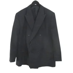エルメネジルドゼニア Ermenegildo Zegna RICHIESTA テーラード ダブル ジャケット スーツ ブラック 黒系 ポケット のサムネイル