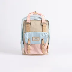 DOUGHNUT ドーナツ リュック マカロン リュック 16L ブラック 通学 通勤 人気 バックパック パステル クリームxアイスバーグxサクラ