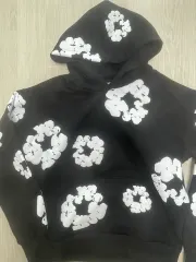 DENIM TEARS(デニムティアーズ) WHO フーディー ブラックM