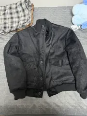 (新品) スウェード ブルゾン ジャケット