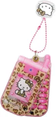 NIC ハローキティ キティちゃん 90s スライドガラケーキーホルダー ヒョウ KT39-01 サンリオ SANRIO