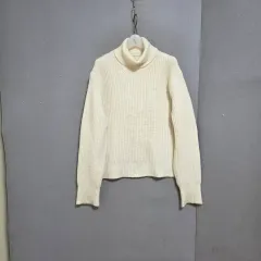 PVCS アイボリー ポリ ニット L n2919