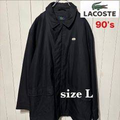 LACOSTE ラコステ ブルゾン ブラック L 刺繍ロゴ 完売モデル - メルカリ