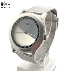 【中古】noon 17-033-09-45-14 アナログ腕時計 シルバー/グレーのサムネイル