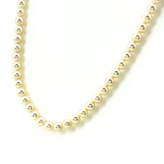 タサキ TASAKI パール デザインネックレス silver 真珠 ペンダント シルバー ネックレス SV パール レディース 【中古】