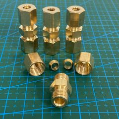 エアコン配管用 真鍮製フレアナット 8個セット - メルカリ