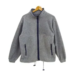 エーグル ブルゾン ジャケット アウター フリース 日本製 メンズ Lサイズ グレー AIGLE 【中古】