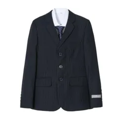 ★mineka★男の子　キッズ ストライプ柄 男の子 スーツジャケット5点セット 155～160cm 卒業式・入学式・発表会対応　XF.0104161-68