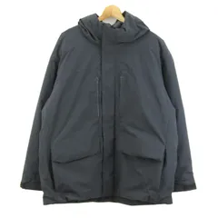 ユニクロ ハイブリットダウンパーカ ダウンジャケット 大きいサイズ アウター メンズ XXLサイズ ブラック UNIQLO 【中古】