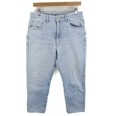 ラングラー デニムパンツ ジーンズ クロップド丈 ボトムス メンズ W81 H101サイズ ライトブルー Wrangler 【中古】