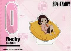 [중고] 아크릴 스탠드 아크릴 패널 베키 블랙 벨 아크릴 스탠드 [SPY × FAMILY × 극락탕 · RAKU SPA 휴일 EXTRA MISSION 목욕에서 친한 가족을 어필하라]