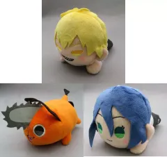 【中古】ぬいぐるみ 全3種セット 寝そべりぬいぐるみ“デンジ＆ポチタ＆レゼ”(EX) 「劇場版 チェンソーマン レゼ篇」