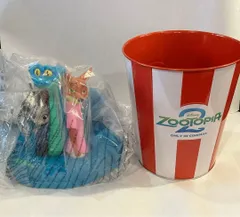 ズートピア2 ポップコーンバケツ ニック ゲイリー 未使用