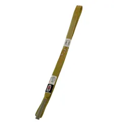 【美品】 帯締め 優品 フォーマル 幾何学模様 金銀糸 薄黄土色 正絹 和装小物  【中古】