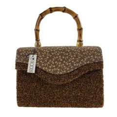 【美品】 和装バッグ 優品 セミフォーマル 金鷲 トンボ 茶色 正絹 和装小物  【中古】