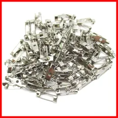 [KKD] ブローチ ピン 100個 セット 15 mm アクセサリー 手芸 (15mm)