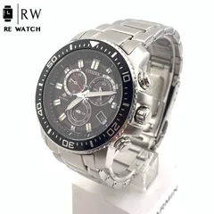 【中古】CITIZEN E610 Eco-Drive クロノグラフ腕時計