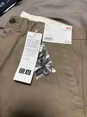 (新品) UNIQLO U ワイド チノ 88サイズ ブラウン