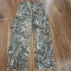 リアルツリー ジュニア カモ カーゴパンツ サイズ US XL 14-16 成人 S
