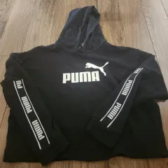 アメリカ プーマ クロップド フーディー Tシャツ サイズ L