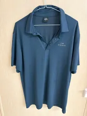 EIDER ネイビー 半袖ポロTシャツ XL