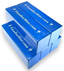 パラダイスミント 20枚入りコイン ブルー ストレージボックス NGC および PCGS スラブ 5枚