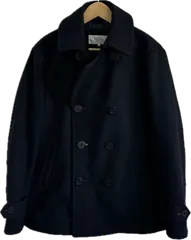 DD130 【美品】BEAMS LIGHTSビームスライツ　ピーコート　アウター　ネイビー　レディース　XLサイズ