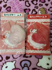 ハローキティ ハート チャーム キーホルダー