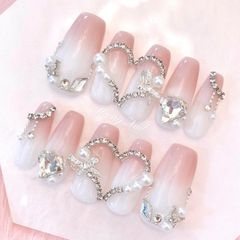 No.108オーダー♡量産型ワンホン韓国フレンチガーリースナ系ジェル