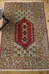 【デッドストック】トルコ　カイセリ　ヴィンテージラグ　上質