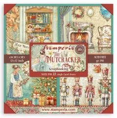Stamperia 胡桃割り人形スクラップブックパッド 30.5x30.5