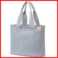 [MIPOHAM] トートバッグ レディース キャンバス 仕切り Lサイズ 大容量 キャンパストート 帆布 大きめ a4 トート マチ広 軽量 マザーズバッグ シンプル 無地 おしゃれ 多収納 ポケット 頑丈 保育園 通勤 通学 旅行