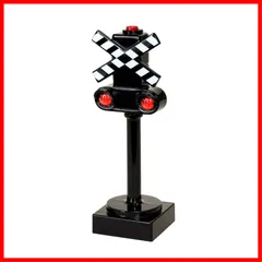 BRIO (ブリオ) ライト付き踏切シグナル 33862 対象年齢 3歳~ 【おもちゃ 玩具 木製おもちゃ 列車 レールセット 情景パーツ プレゼント（誕生日/クリスマス）】