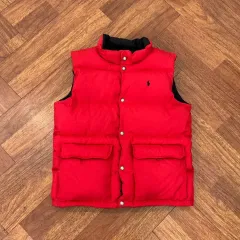 95 100 ポロ ラルフローレン リバーシブル 양면 ダウン ベスト