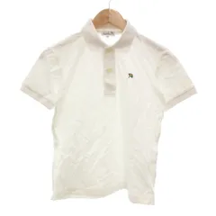 アーノルドパーマー Arnold Palmer ポロシャツ XS 白 ホワイト 鹿の子 半袖 ワンポイント /NU ■GY59