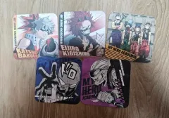 僕のヒーローアカデミア ヒロアカ 爆豪 勝己 切島 等 原画 コースター 5枚 まとめ 出品