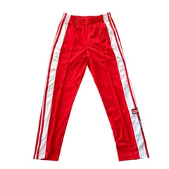 ブラックピンク着用 BLACKPINK着用 adibreak アディブレイク 古着 adidas アディダス トラックパンツ レッド スリーストライプス 2511-514