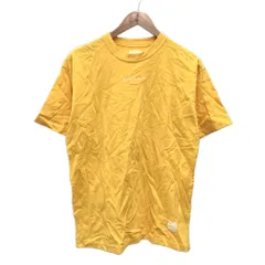 カールヘルム Karl Helmut Tシャツ L 黄 イエロー クルーネック シングルステッチ ロゴ刺繍 半袖 /TZ ■GY60