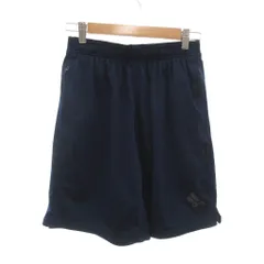 アディダス adidas ショートパンツ ジャージ M イージー ハーフ丈 ロゴ 紺 ネイビー /NU ■GY58